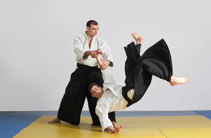 The practicing of Aikido